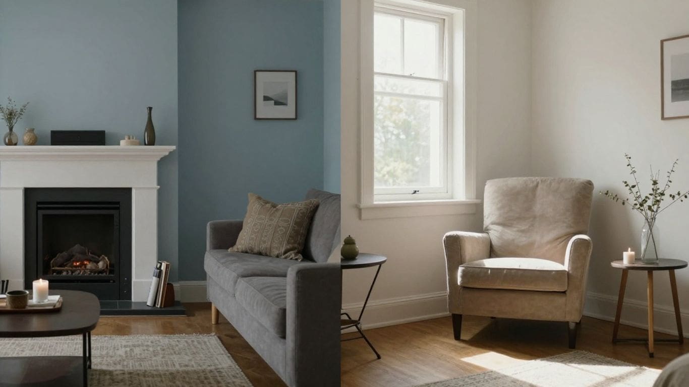 Home heating and cooling comfort illustration