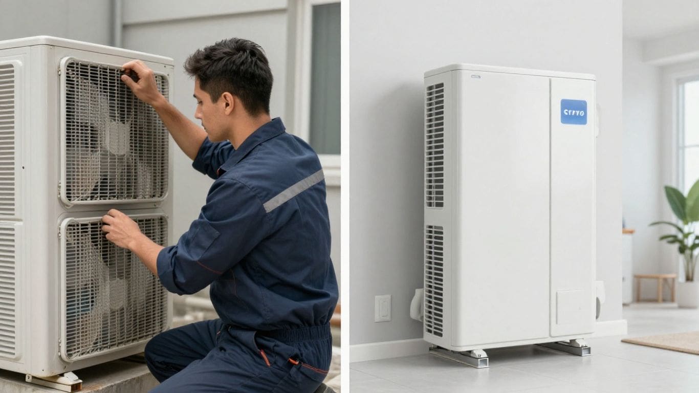 HVAC repair versus replacement decision