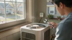 HVAC system lifespan and factors affecting it.