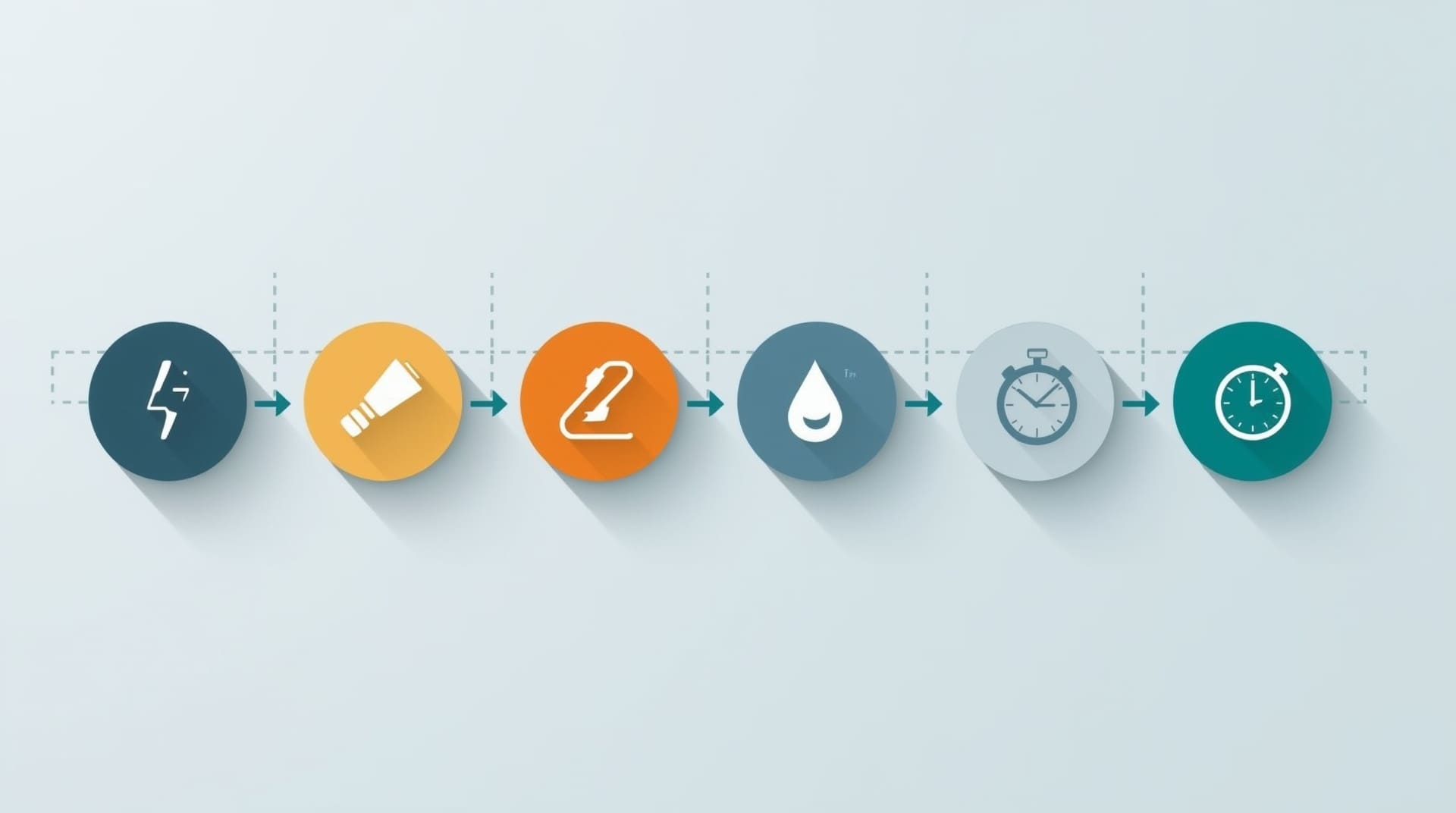 Step by step infographic showing AC condensate drain line clearing process